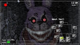 I made a decent Twisted Bonnie Mod Jumpscare FNaF 1 Mods [upl. by Elocim]