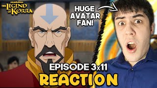 TENZIN STEPS UP  The Legend of Korra  Episode 3x11 Reaction [upl. by Nylirad]