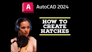 Insert and Create Hatches  AutoCAD 2024 [upl. by Reilamag]