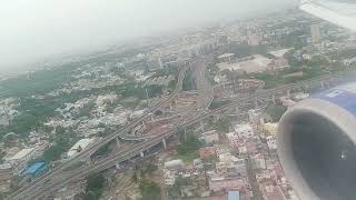 Indigo Landing  Chennai International Airport  Kathipara Flyover View [upl. by Mcclimans690]