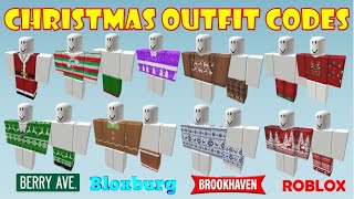 CHRISTMAS OUTFIT CODES amp LINKS FOR BOYS  Brookhaven Bloxburg Berry Avenue  ROBLOX [upl. by Alleber]