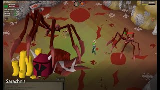 Ironman vs Sarachnis OSRS PvM [upl. by Hadleigh]