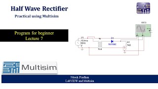 Half Wave Rectifier  Program for beginner [upl. by Nicoline221]