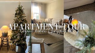 CHRISTMAS APARTMENT TOUR 2023  organic modern amp affordable decor [upl. by Stanislaus]