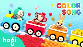 Color Train Song  Fun Sing Along Songs by Pinkfong Hogi [upl. by Htial]