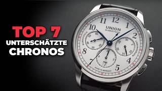 7 unterschätzten Chronographen die jeder UhrenFan kennen sollte 4K [upl. by Atiken624]