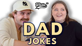 Dad Jokes  Bottoms Up  JAYDIN vs SPENCER 🤣 [upl. by Anaujik956]