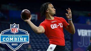 Best of Quarterback Workouts at the 2023 Scouting Combine [upl. by Risser695]