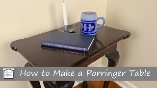 How to Finish Poplar with Dye and Shellac  Build a Side Table with Hand Tools [upl. by Anialed79]