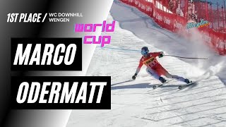 Marco Odermatt WC DH Wengen 11124 [upl. by Arette]