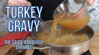 Turkey Gravy  How to Make the Perfect Turkey Gravy  Homemade Turkey Gravy  Thanksgiving Gravy [upl. by Sidell]