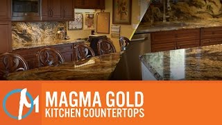 Magma Gold Kitchen Countertops [upl. by Llenrac]