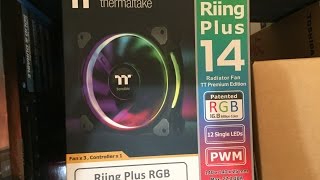 Thermaltake Riing Plus RGB 140mm software issues [upl. by Ellerret]