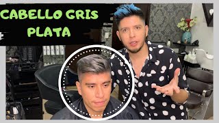 CABELLO GRIS PLATA  HOMBRE [upl. by Aneeb]