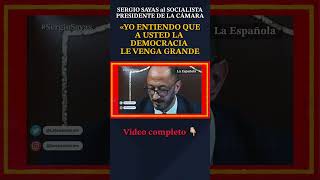 SAYAS deja planchado al socialista GÓMEZ DE CELIS que intenta silenciarlo españa pedrosanchez pp [upl. by Tereve]