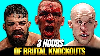 3 Hours Of Brutal Knockouts  Bare Knuckle MMA Boxing amp Kickboxing [upl. by Yasmeen]