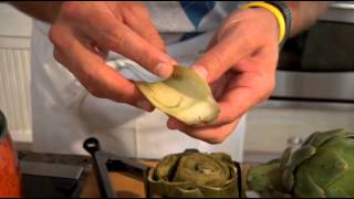 Jamie Deens HowTo Cook an Artichoke [upl. by Nylirehs]