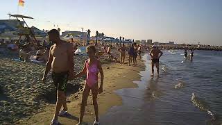 Beach walk in Romania summer 2024 part 34  Mamaia [upl. by Aelegna]