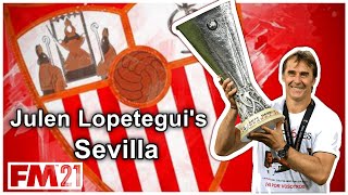 FM 21 Tactics Julen Lopeteguis Sevilla blueprint [upl. by Dippold544]