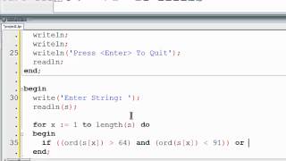 Free Pascal Program Tutorial 26  Separating Strings With ASCII Codes  Lazarus [upl. by Fazeli617]