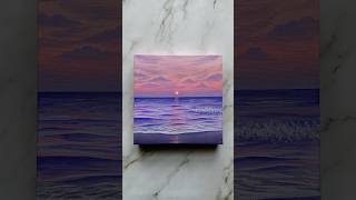 dreamy seascape 🌊🐚💕 art painting seascape artist shorts [upl. by Nafri545]