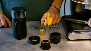 How to use Nespresso capsules with the new Handpresso epresso [upl. by Limoli932]