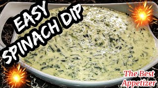 How To Make Spinach Dip  Easy Recipe  Quick And Easy [upl. by Hilde]