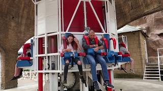 Cliff Hanger Offride Video Flamingo Land Malton 2019 [upl. by Osnerol553]