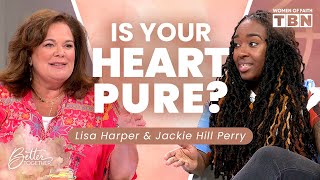 Jackie Hill Perry amp Lisa Harper Purity of Heart amp Restoration  Women of Faith on TBN [upl. by Asilim]