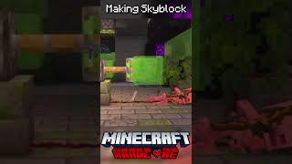 I Made Skyblock in Minecraft Hardcore 20 [upl. by Omero]