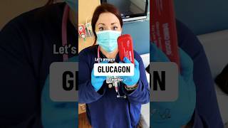 ⚠️ GLUCaGON  GLUCose is GONe in the patient 💉🍬 hypoglycemia glucagon lowbloodsugar nurse [upl. by Gearalt]