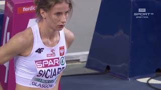 Klaudia Siciarz Halowe Mistrzostwa Europy Glasgow 2019 [upl. by Rebe]