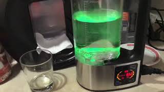 V8 Hydrogen Water Ionizer “tasting review and conclusion” [upl. by Nuriel207]