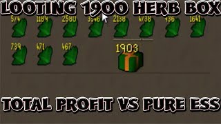 Runescape 2007 Opening 1900 Herb Boxes  NMZ 18M Points [upl. by Okihsoy234]