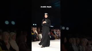 Muslim women fashionable Abaya outfit in Arabic style muslimah hijab abaya trending [upl. by Juanita]