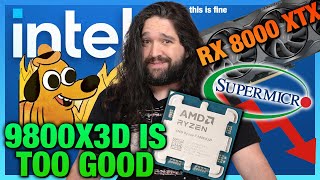 HW News  Intel Gets Sued amp Sud NVIDIA Consumer CPU Rumors 9800X3D Supply [upl. by Eniortna238]