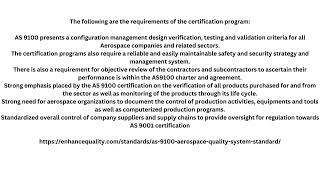 AS9100 Certification [upl. by Durst]