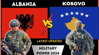 Albania vs Kosovo Military Power Comparison 2024 [upl. by Banebrudge]