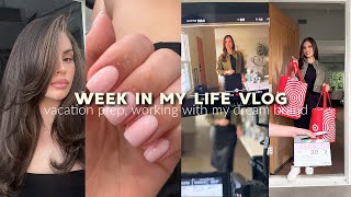 Week In My Life Vlog ♡ Prepping for Vacation Working with my DREAM Brand amp More [upl. by Aryam885]