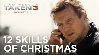 TAKEN 3  12 Skills of Christmas HD  20th Century FOX [upl. by Payson]