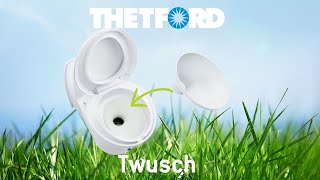 Thetford Twusch  Porcelain Inlay for Every Thetford Cassette Toilet [upl. by Ydnac]