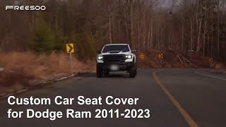 How do I install a Dodge Ram seat cover  20112023 1500 2500 3500 Crew Quad Cab Classic [upl. by Haronid]