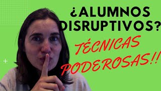 Estrategias de aula Alumnos disruptivos [upl. by Atinehs]