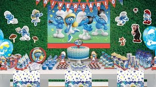 Artigos para Festa Os Smurfs e a Vila Perdida Festcolor [upl. by Albina642]