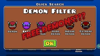 Free demon glitch in 22 geometry dash [upl. by Heisser]