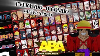 ABA EVERY 1000 COMBO STILL IN THE GAME AFTER NERFS [upl. by Lewellen11]