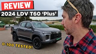 2024 LDV T60 Max Plus review 0100 amp POV test drive [upl. by Perrins691]