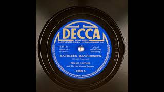 Kathleen Mavourneen  Frank Luther and The Lyn Murray Quartet 1939 [upl. by Ari]