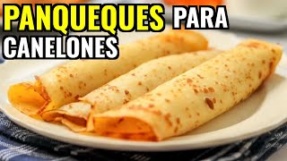 👩‍🍳 Receta de Panqueques Para Canelones  Como Hacer Panqueques Para Canelones [upl. by Weed]