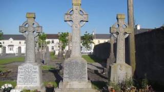 Gravestones graveyard Roman Catholic church Johnstown Kilkenny [upl. by Esened]